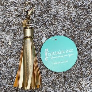 Initials Inc Gold Tassel